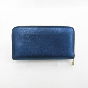 Chloe Wallet Drew Round Long Zip Blue